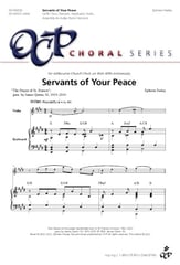 Servants of Your Peace SATB choral sheet music cover